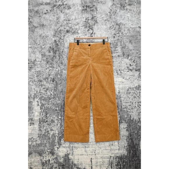 J Crew Wide Leg Ankle Crop Thick Corduroy Pants